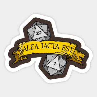 Alea iacta est DnD Sticker